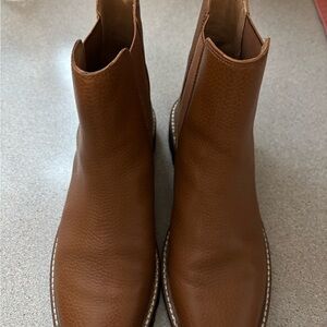 Madewell Brown Leather Ankle Boots